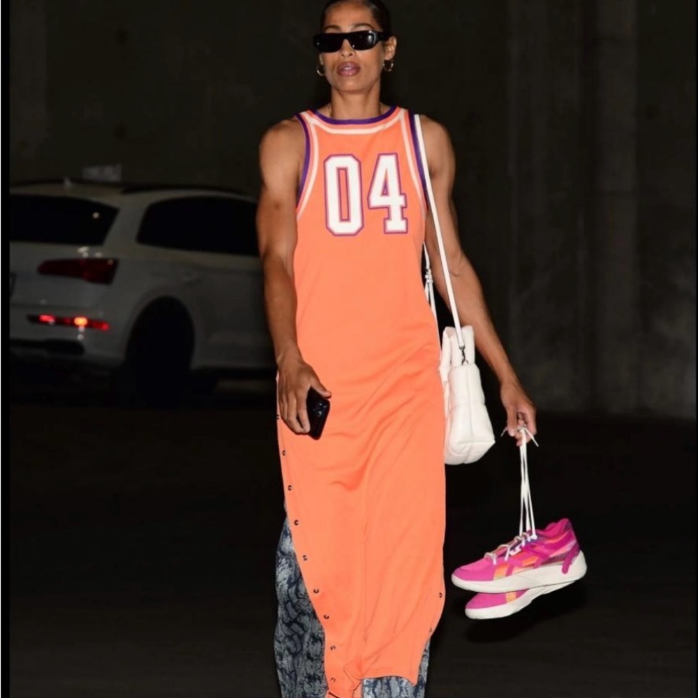 PUMA Hoops x Skylar Diggins-Smith Desert
Sky Jersey Dress New Without Tags
